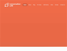 Tablet Screenshot of conversationcafe.org